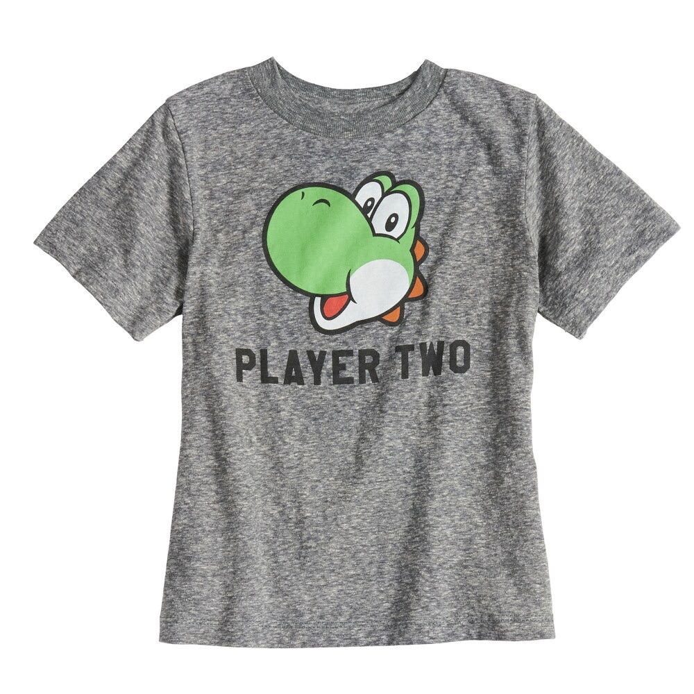 Super Mario Toddler Yoshi Player Two Tee Size 5t